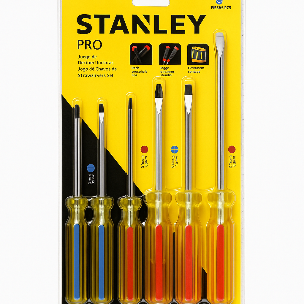Juego de Destornilladores Stanley PRO Multiusos